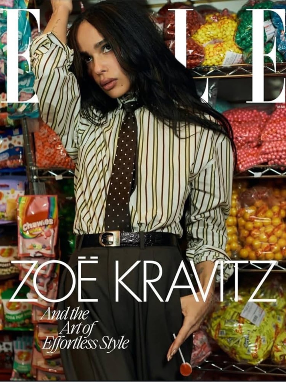 ELLE MARCH 2025 - Featuring Actress Zoe Kravitz